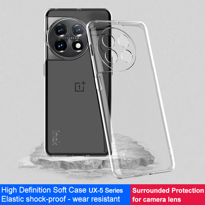 IMAK UX-5 Series Phone Case for OnePlus 11 5G Drop-proof Transparent TPU Mobile Phone Cover IMAK UX-5 Series Phone Case for OnePlus 11 5G Drop-proof Transparent TPU Mobile Phone Cover
